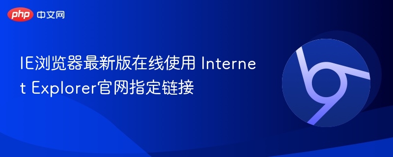IE浏览器最新版在线使用指南