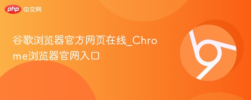 谷歌浏览器官网入口在线访问