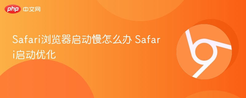 Safari启动慢怎么优化？