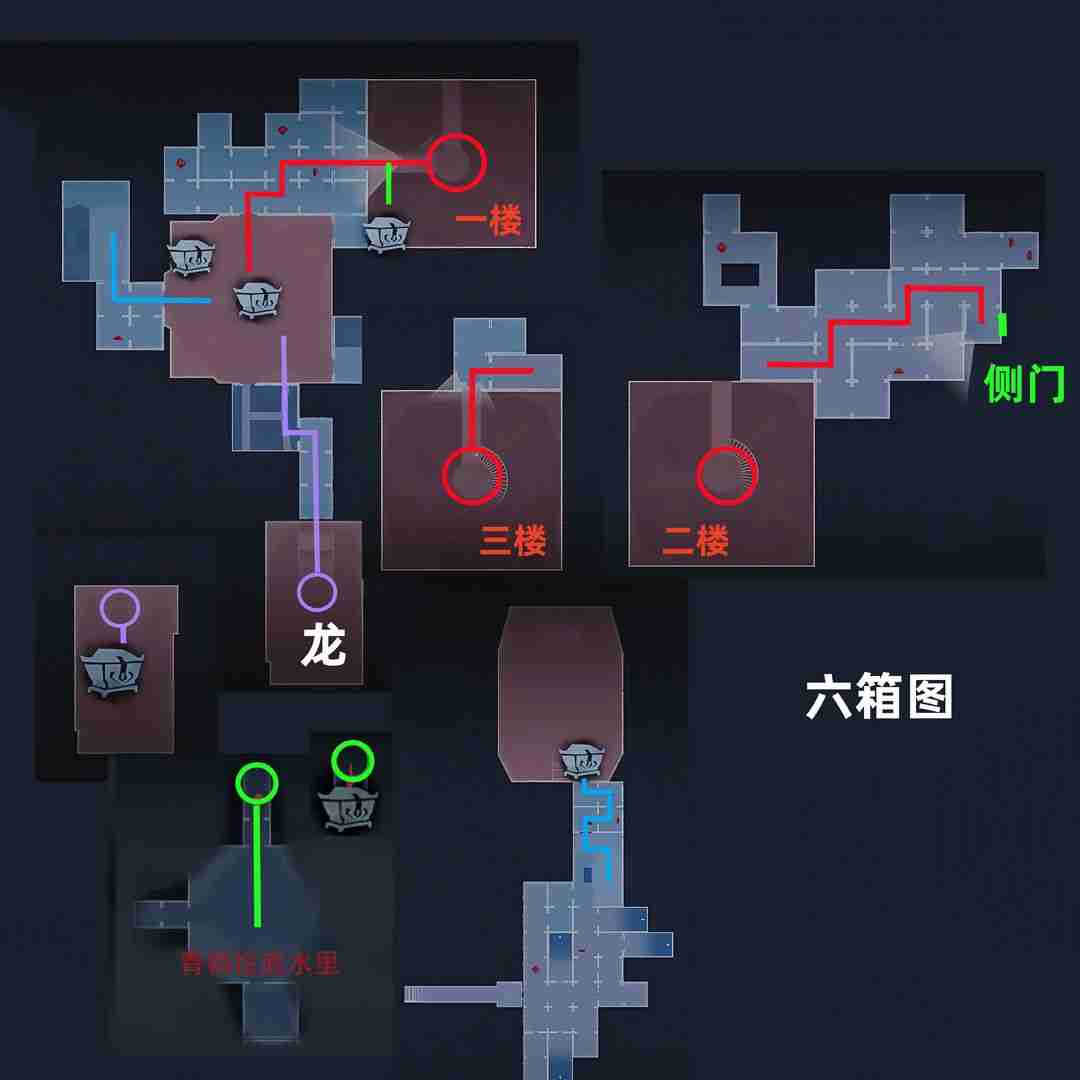 超自然行动组昆仑秘境极限侧门在【右】全地图小抄