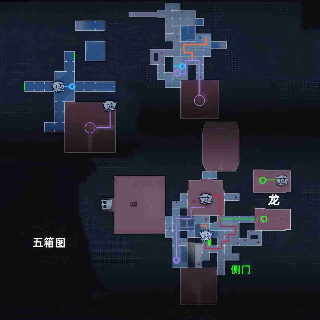 超自然行动组昆仑秘境极限侧门在【右】全地图小抄