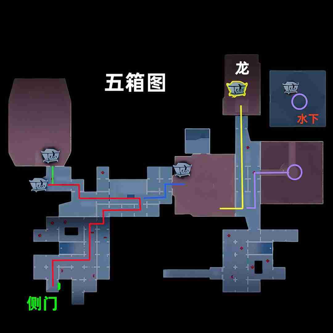 超自然行动组昆仑秘境极限侧门在【右】全地图小抄