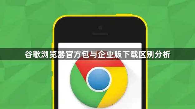谷歌浏览器官方包与企业版下载区别分析
