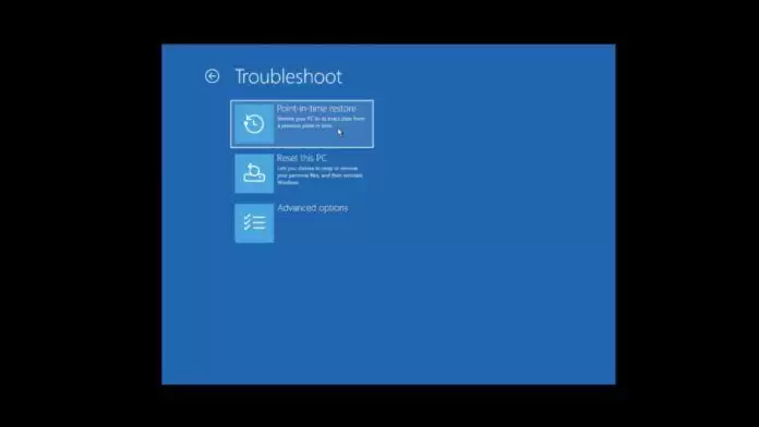 Win11系统引入时间点还原功能: 微软官方时光机来了