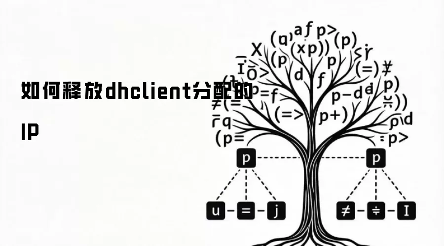如何释放dhclient分配的IP