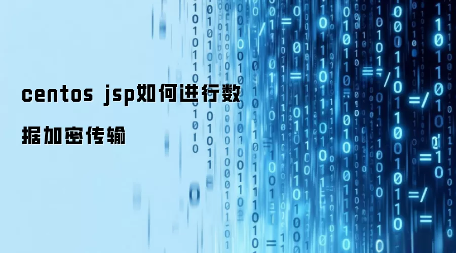 centos jsp如何进行数据加密传输