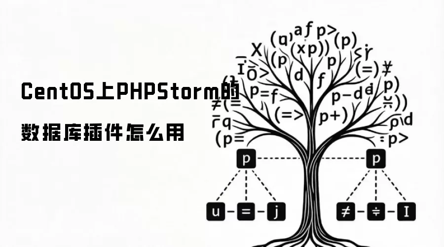 CentOS上PHPStorm的数据库插件怎么用