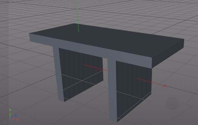 c4d怎么建模立体的小石凳模型
