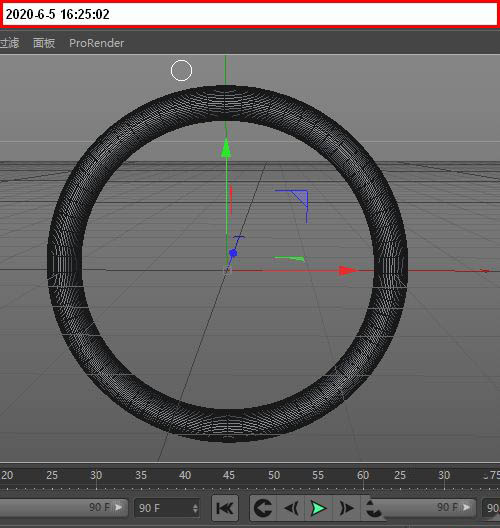 C4D怎么切割手镯模型