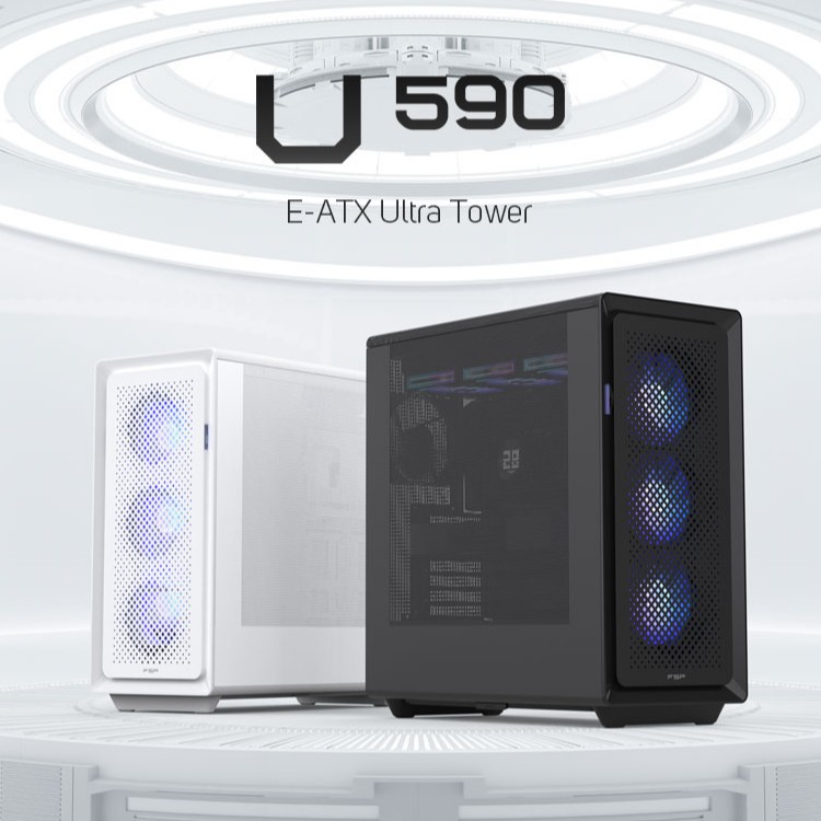 全汉推出 U590 机箱:支持 EEB / E-ATX 主板,配备模块化风扇 / 冷排快拆