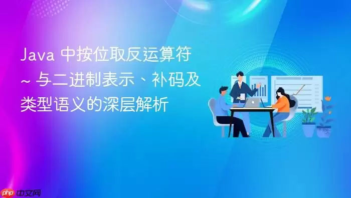 Java 中按位取反运算符 ~ 与二进制表示、补码及类型语义的深层解析