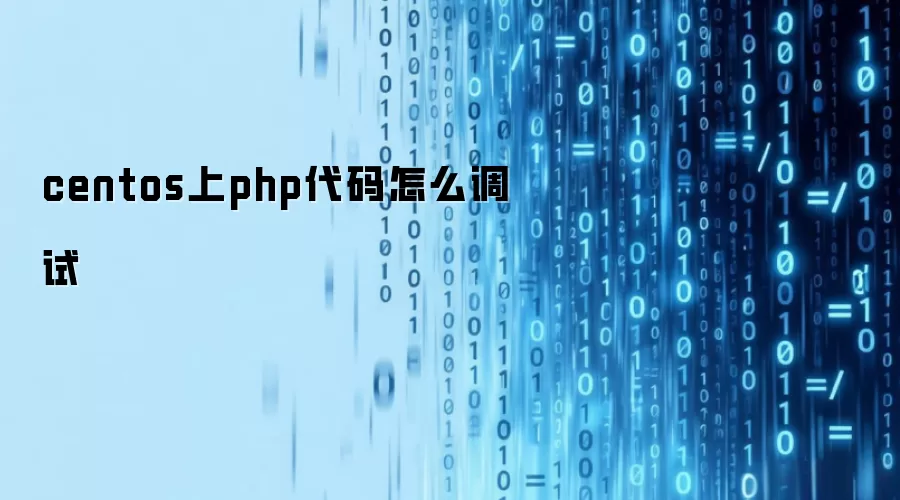 centos上php代码怎么调试