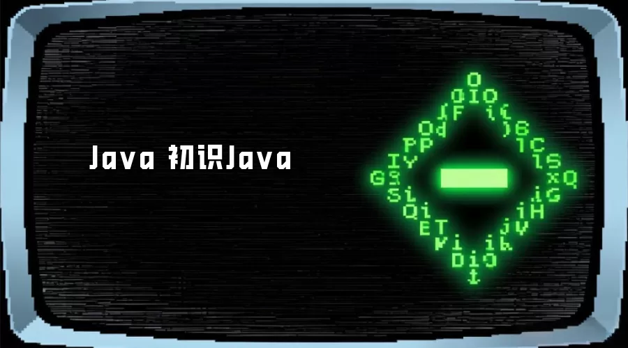 Java 初识Java