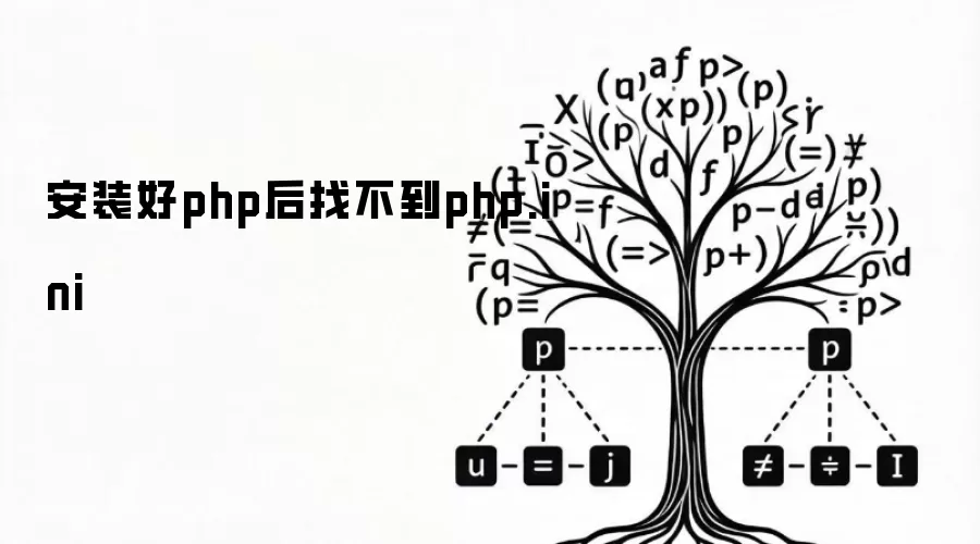 安装好php后找不到php.ini