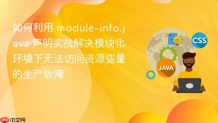 如何利用 module-info.java 声明实战解决模块化环境下无法访问资源变量的生产故障