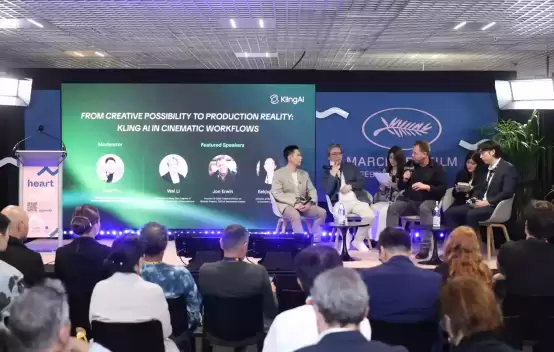 可灵AI携中美韩三国导演亮相戛纳,打造AI影视工业化全球样本