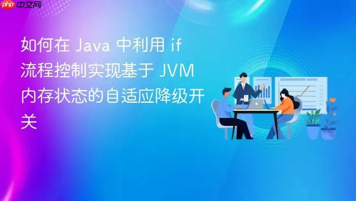 如何在 Java 中利用 if 流程控制实现基于 JVM 内存状态的自适应降级开关