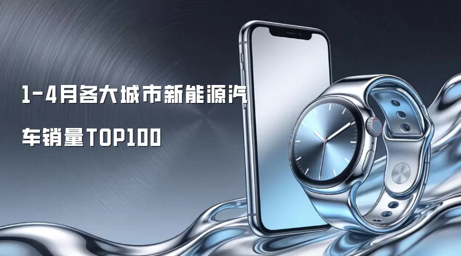 1-4月各大城市新能源汽车销量TOP100