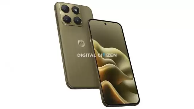 摩托罗拉 Moto Edge(2026)渲染图泄露直屏设计与温馨香槟金色