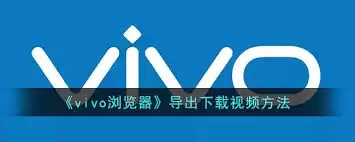 vivo浏览器下载的视频如何导出