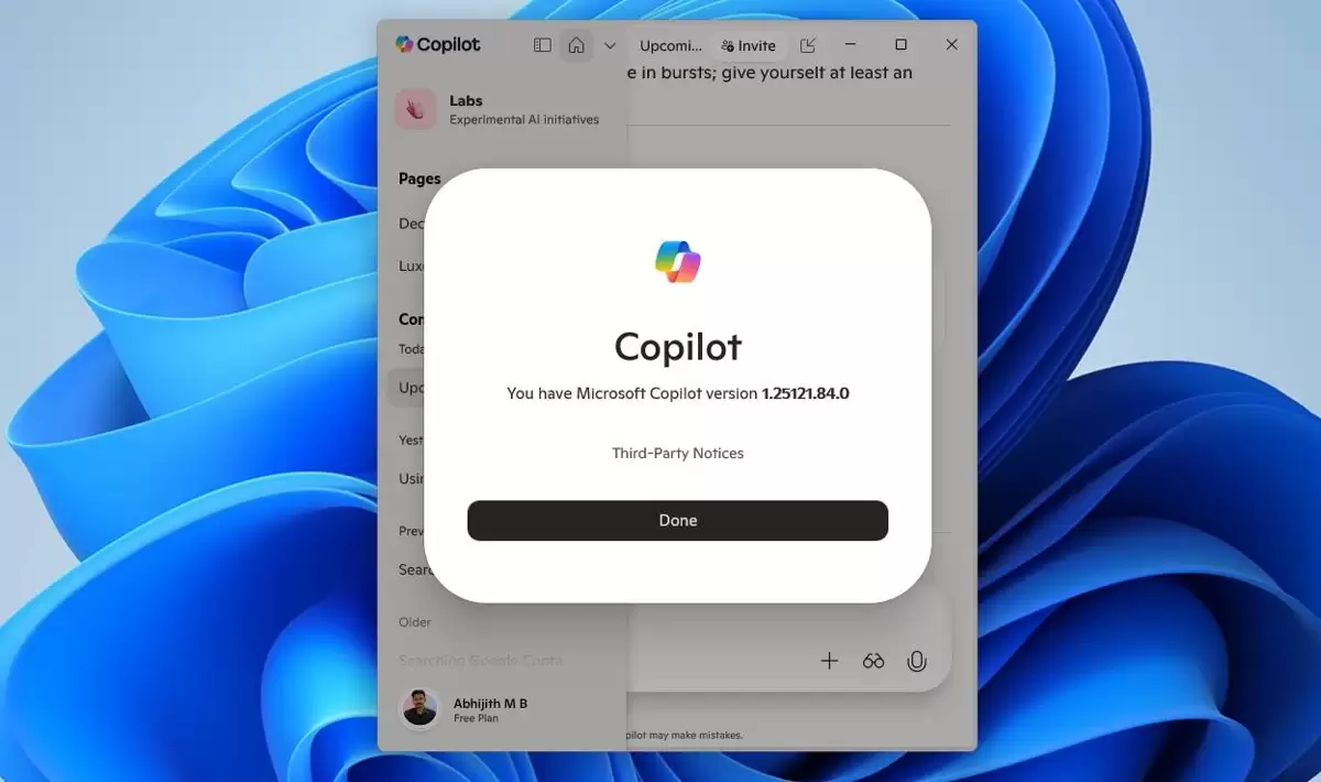 上线密码同步与内置浏览器! Win11测试新版Copilot