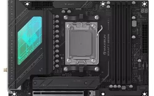 铭瑄推出两款电竞之心系列B850M主板:双Gen5 M.2,有显卡快拆