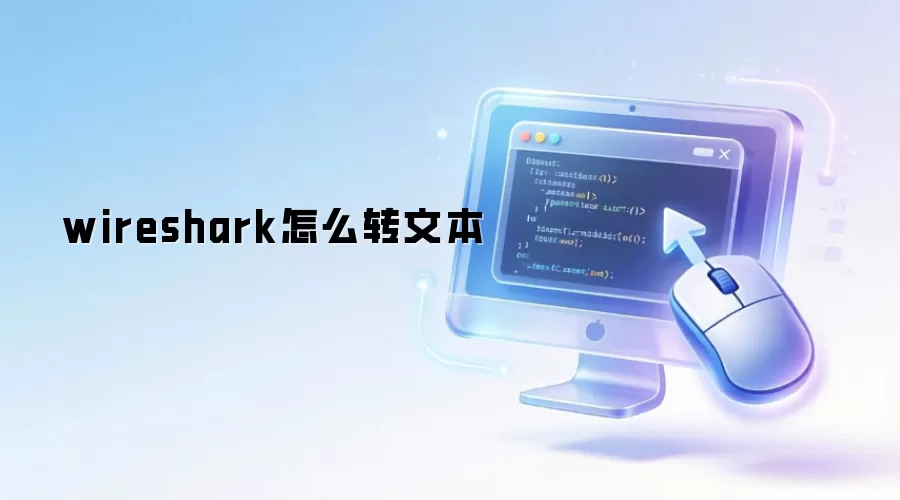 wireshark怎么转文本