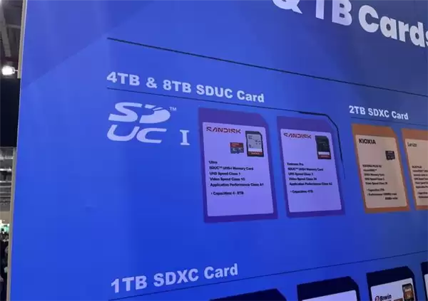 闪迪发布全球首款8TB SDUC存储卡，Ultra/Ex