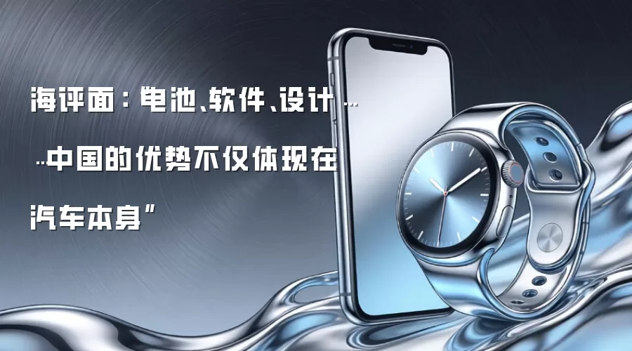 海评面：“电池、软件、设计……中国的优势不仅体现在汽车本身”