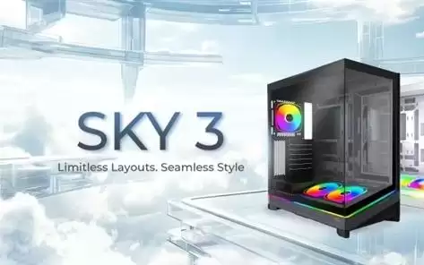 299元！君主科技SKY 3机箱国行上市：兼容全规格主板及背插方案 显卡最大可容445mm
