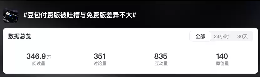 豆包付费版被吐槽与免费版差异不大 客服回应