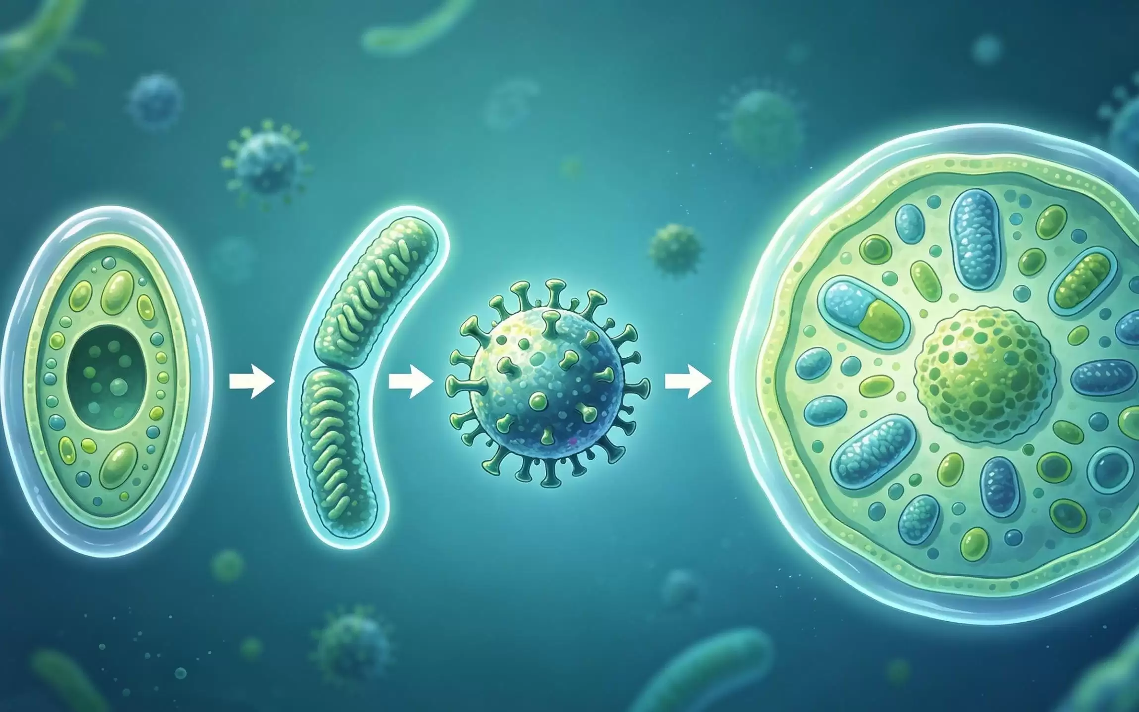 复杂细胞源于微生物“渐进联盟”