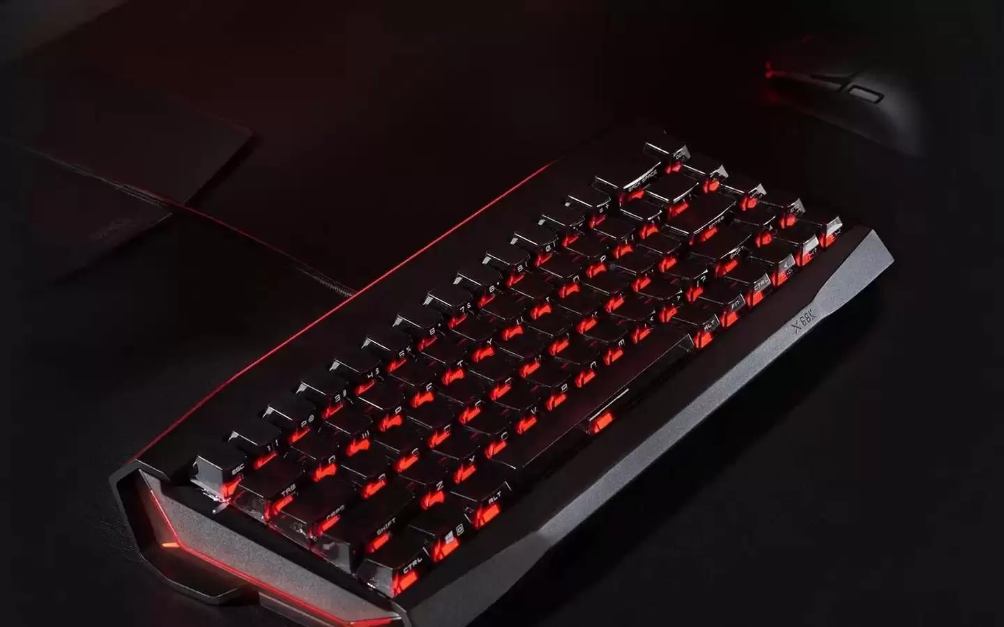 微星推出X68K磁轴键盘:全铝棱角机身,横置式Gasket,999元