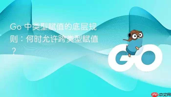 Go 中类型赋值的底层规则：何时允许跨类型赋值？
