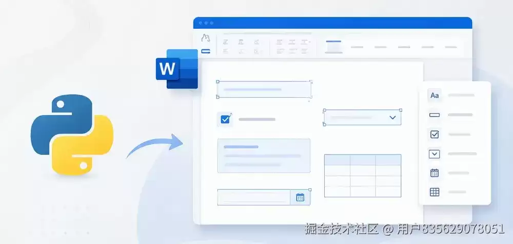 使用 Python 操作 Word 内容控件