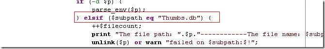 Perl实现删除Windows下的图片缓存缩略图Thumbs.db