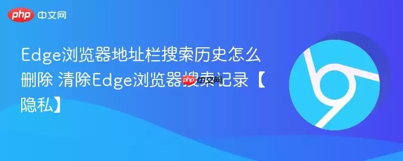 Edge浏览器地址栏搜索历史怎么删除 清除Edge浏览器搜索记录【隐私】