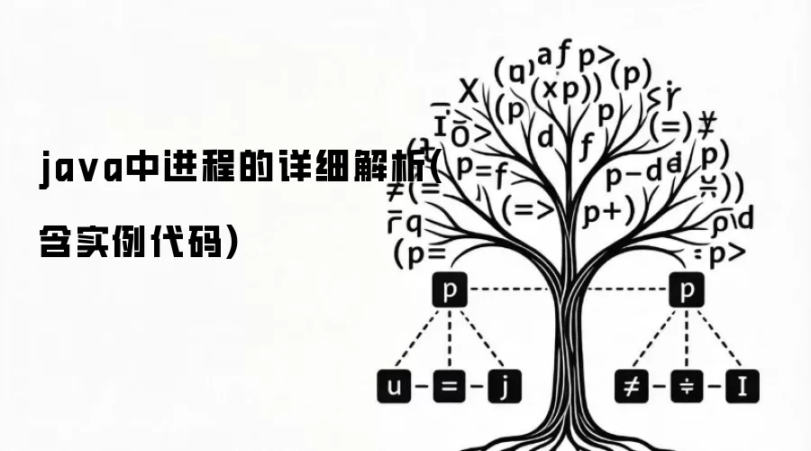 java中进程的详细解析(含实例代码)