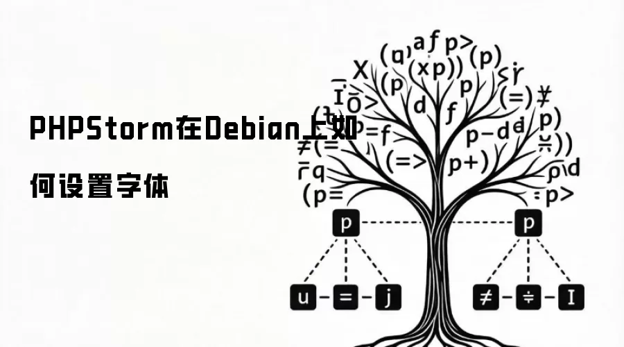 PHPStorm在Debian上如何设置字体