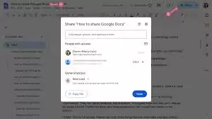 如何共享google文档
