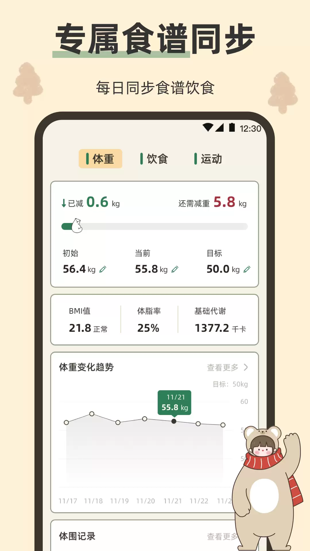 记录体重的app推荐 记录体重减肥的app免费软件分享