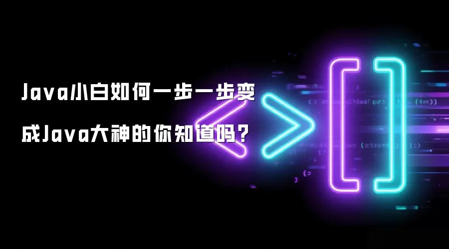 Java小白如何一步一步变成Java大神的你知道吗?