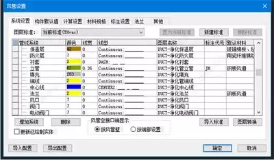 天正暖通怎么设置图层颜色-暖通专业怎样进行标准化图层管理