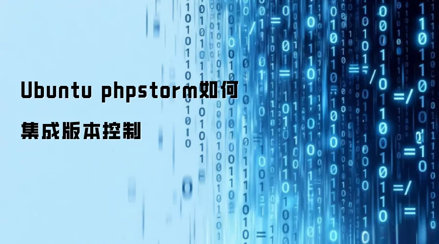 Ubuntu phpstorm如何集成版本控制