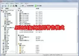 如何启用aida64警告模式
