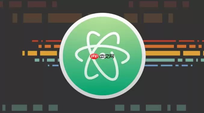 Atom编辑器中minimap-git-diff插件的联动配置与显示