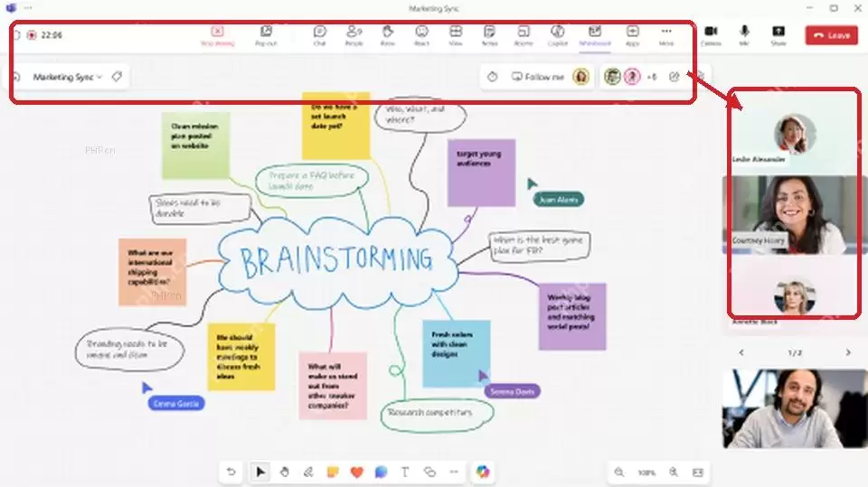 Microsoft365Whiteboard怎样实现团队实时在线头脑风暴
