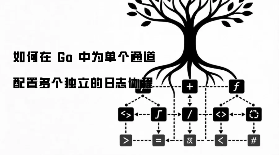 如何在 Go 中为单个通道配置多个独立的日志协程
