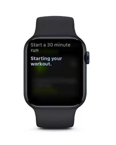 如何在 Apple Watch 上通过语音开始锻炼?