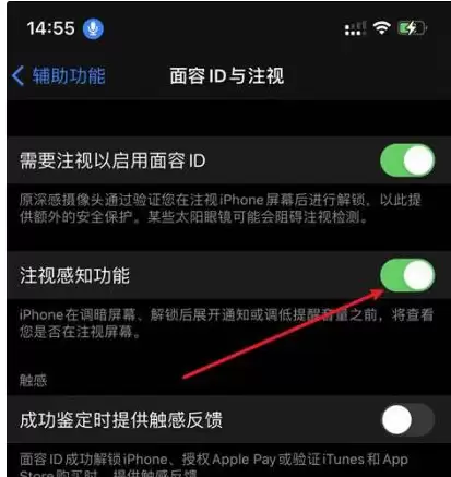 iPhone 14注视感知功能有什么用？注视感知功能开启方法